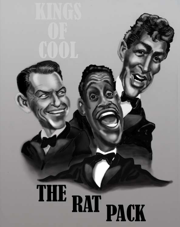 Rat Pack caricatures