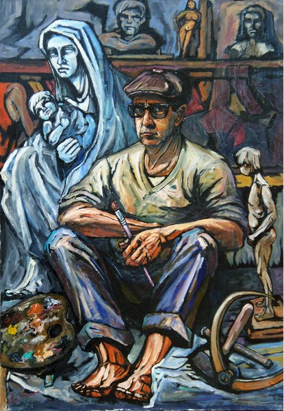 Art studio (Self -Portrait)