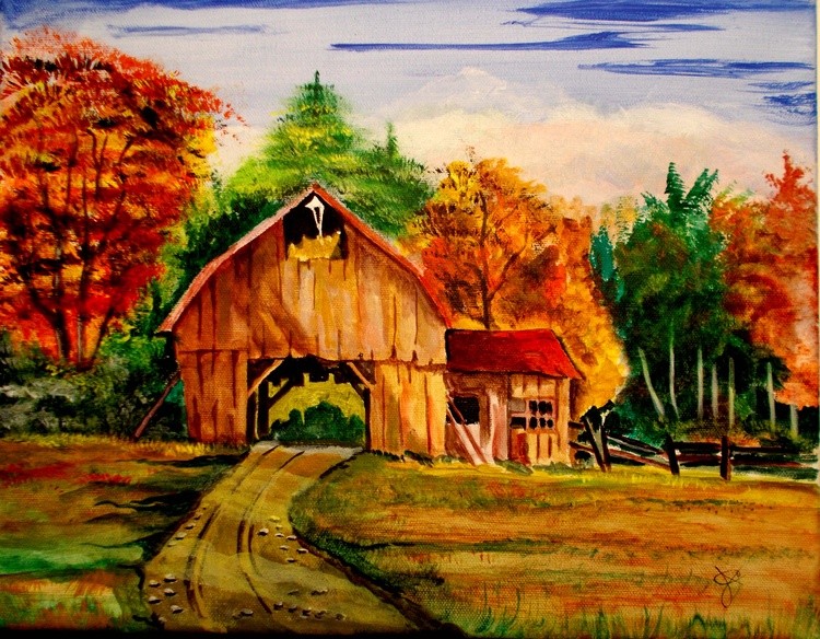 Barn in Fall