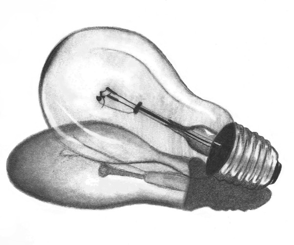 A lightbulb