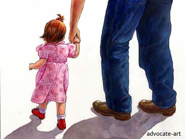 HOLDING HANDS LIGHTE Jim Mitchel Advocate-art
