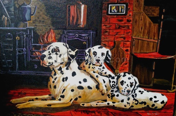 Dalmations-Home Sweet Home