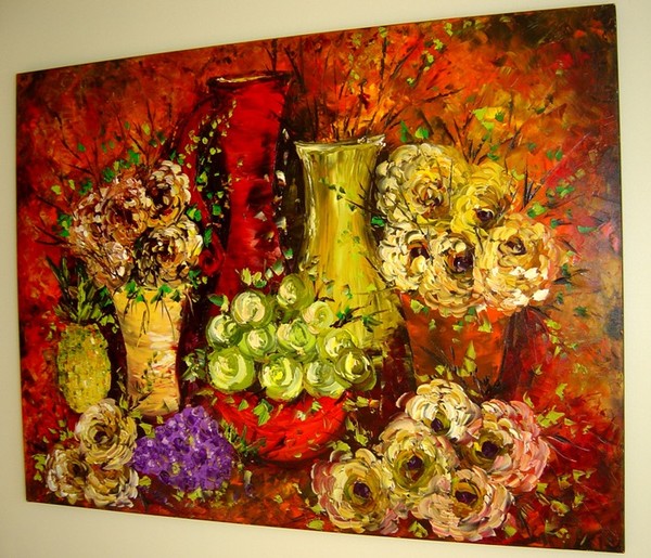 Original oil painting by Eugenia Abramson
