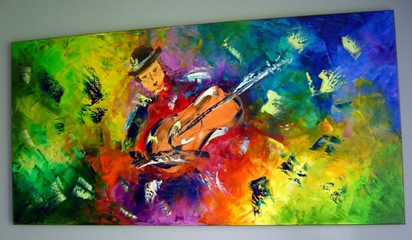 Original oil painting by Eugenia Abramson