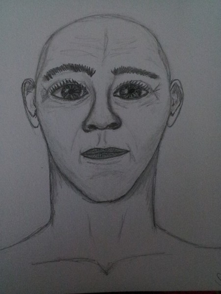 Man's face