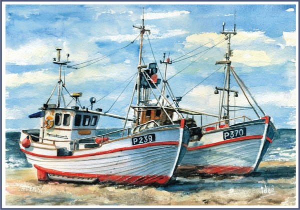 Fishing twin-sisters