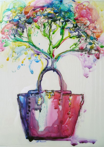 Valetino Handbag + Geraniums