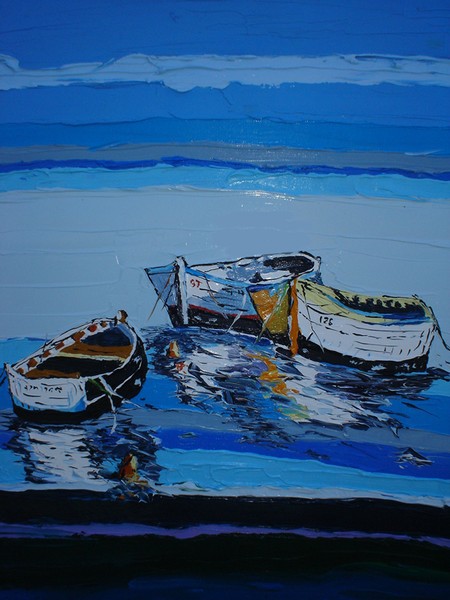 Boats in the Bay From the Pier 126