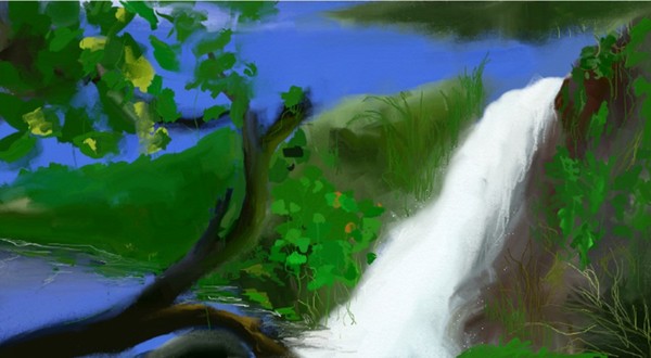 water falls
