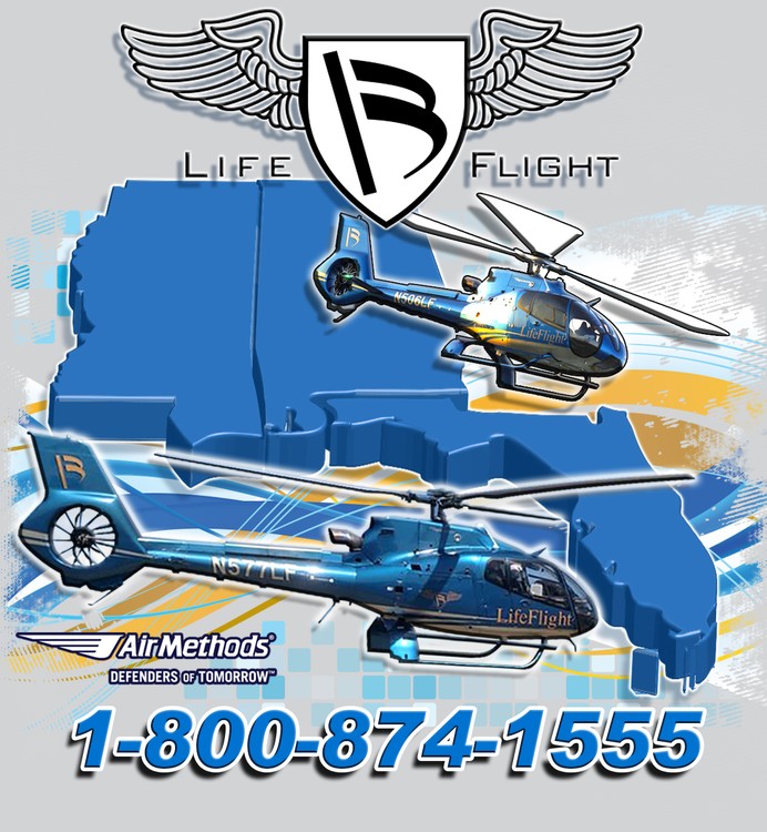 BAPTIST LIFE FLIGHT 2016 tshirt-BK