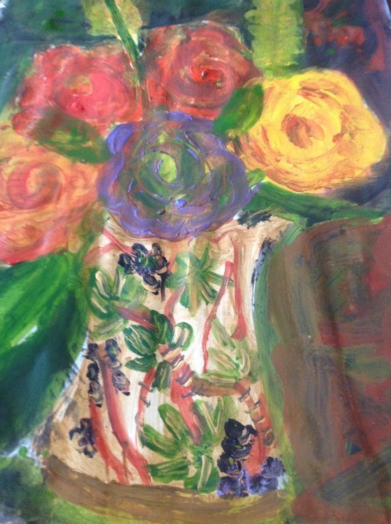 Roses in still life
