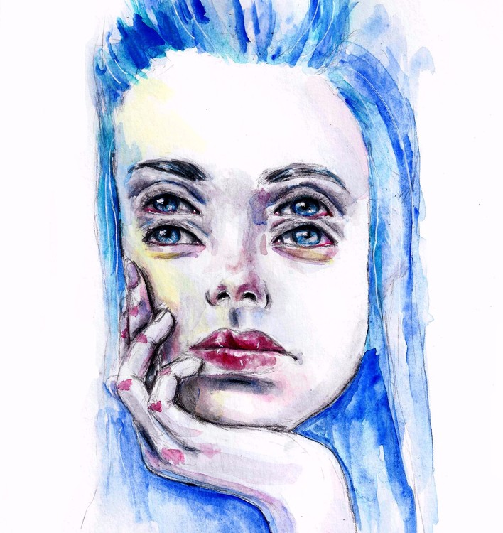 Double eyed girl