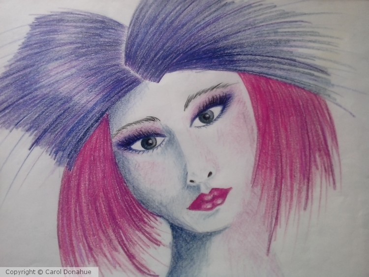 purple girl