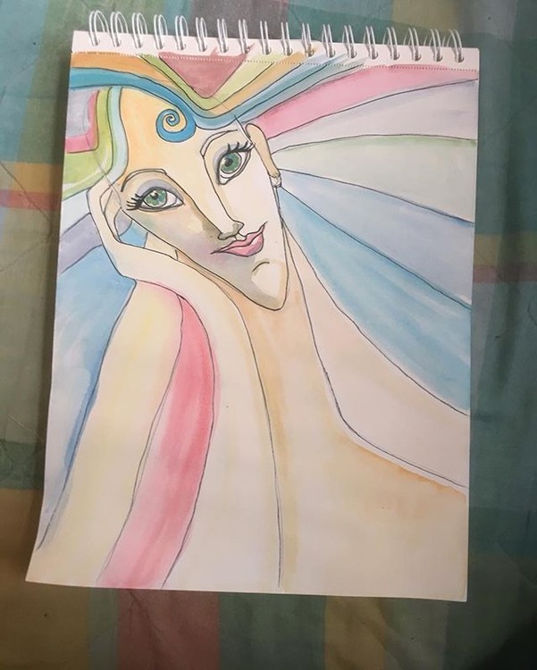 art Influencing colors watercolor painting photo inspiration  Comes from a lot of different things