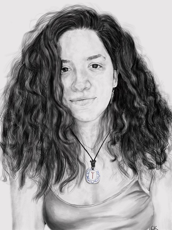 Black ‘n white self portrait