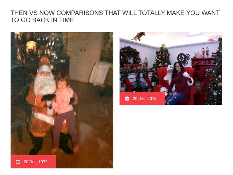 christmas then and now