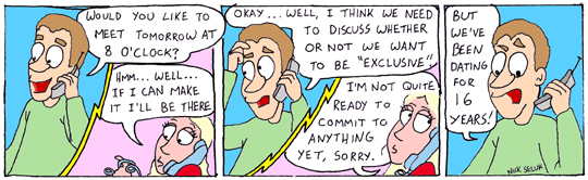 Frustrated Comic Strip