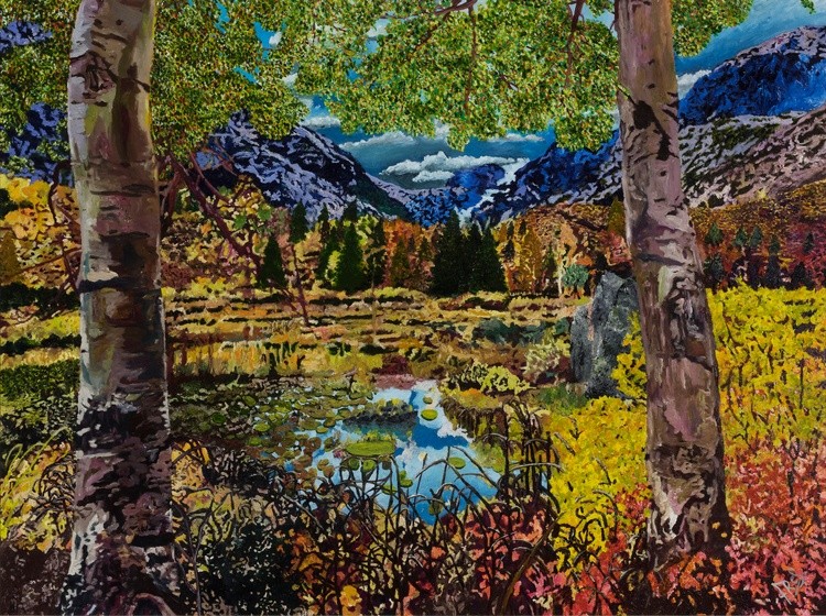 Loch Affric and 'The Dappled Glen' through the Silver Birches copy