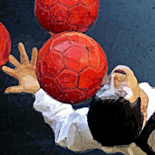 Juggling.