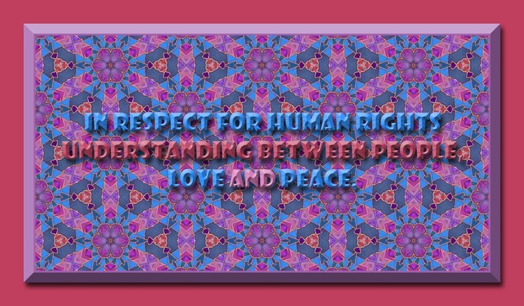 In Respect for Human Rights, The Right for PRIVACY, And Private LIfe.