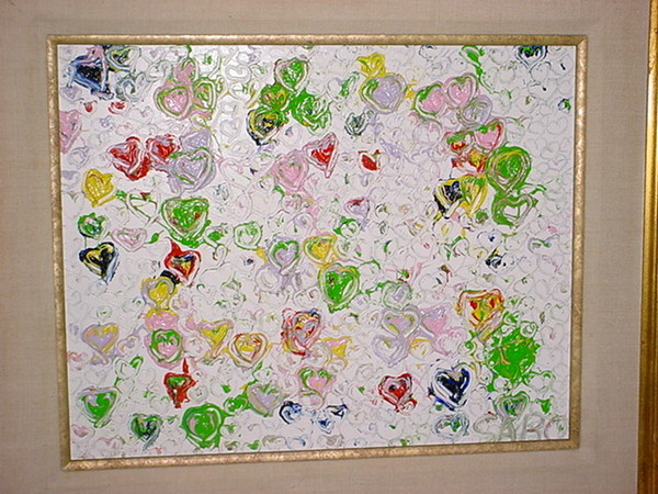 Prayer In A Heart Garden.