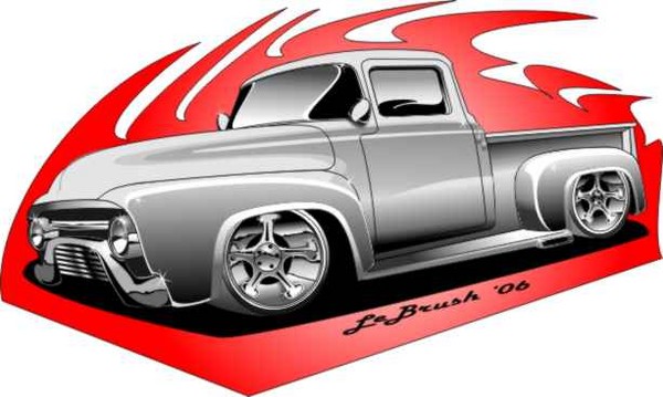 Truckin' 56 ford