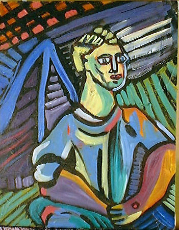 seated boy