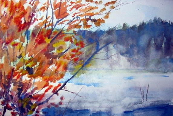 MISTY AUTUMN LAKE !