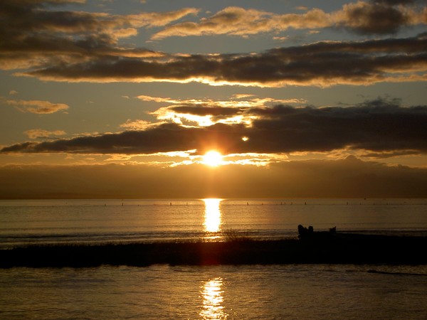 Sunset rays