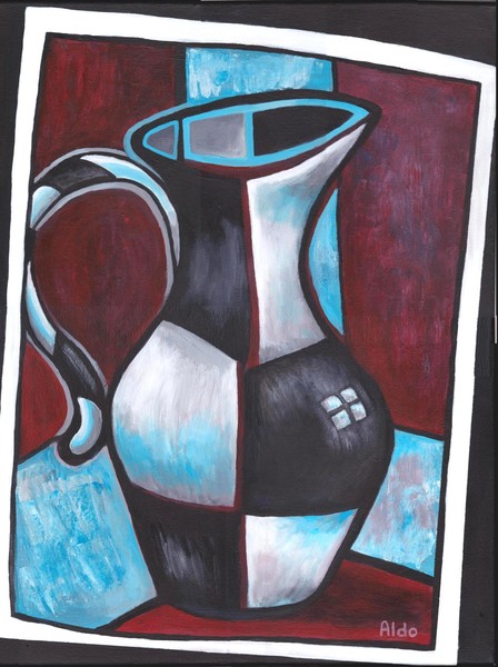 Abstract pitcher