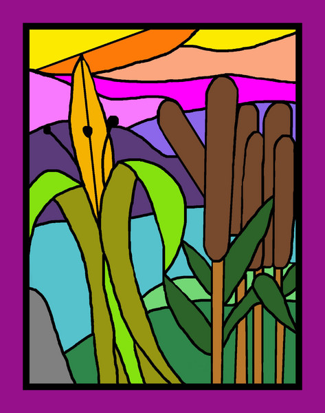 The Pond and Cattails