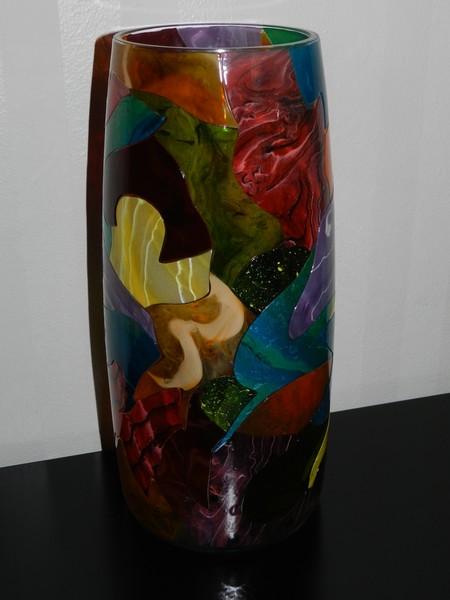 Mosaic Tall Vase