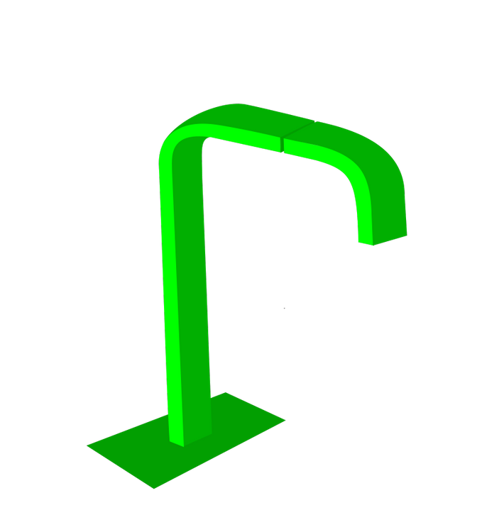 HaSAJ-1-skitse-kantet-top-u-hand-green