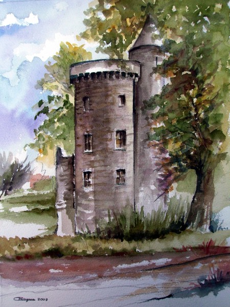 Part of Donjon in Herzele