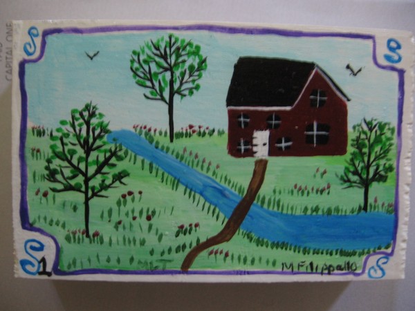 Art at Blokinna Rising (Small Art on Block)
