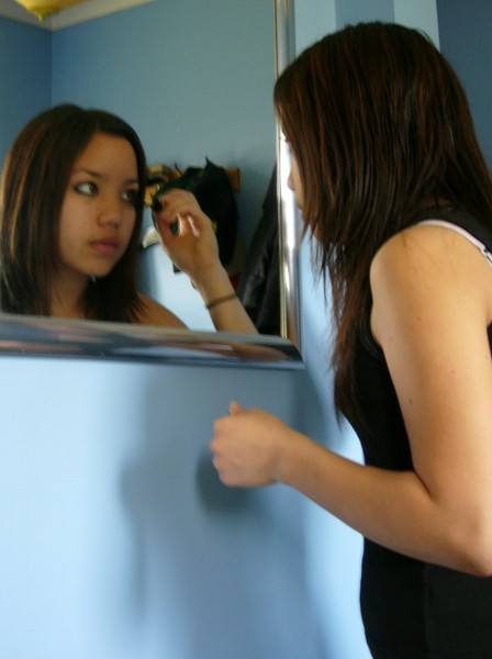 Chai Doing Her Make-up!