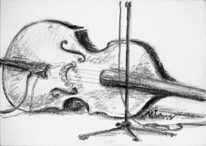 Jon Henry's Bass ACEO ATC