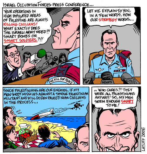 Israel Occupation Forces' strategy
