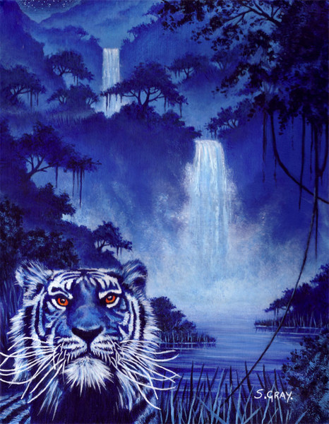 Blue-tiger