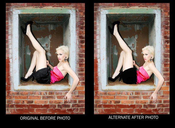 Model Retouched
