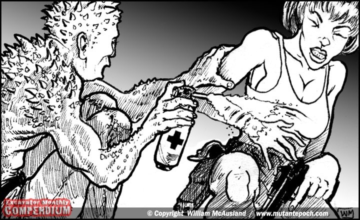 Excavator-Monthly Compendium-Liquid-Flesh-woman-being-treated-web