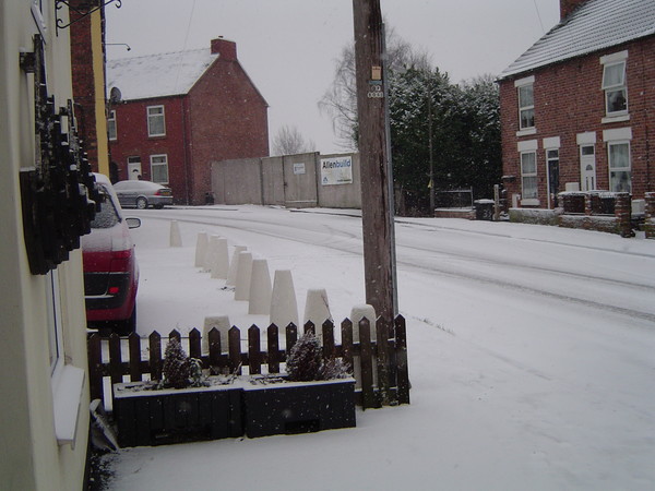 the snow is here