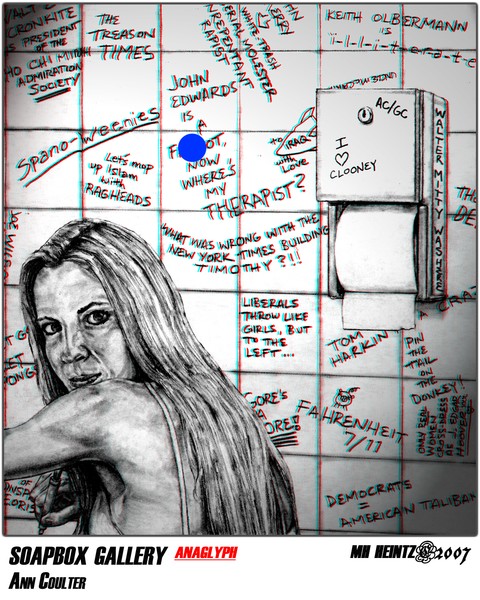 SOAPBOX GALLERY: ANN COULTER (3-D)