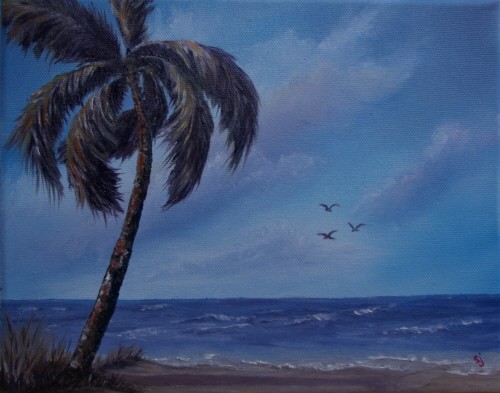 Palm Tree on the Beach
