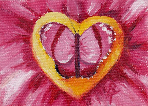 Butterfly Love aceo