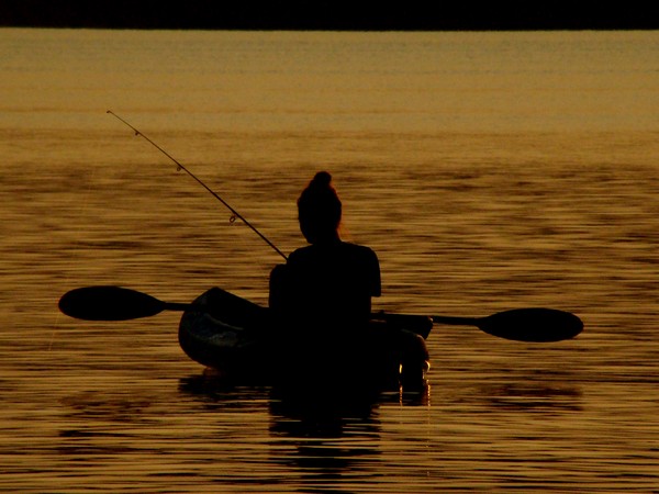 Sunset fishing