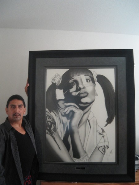 Lisa Left Eye Lopes 46'x56' Original  3