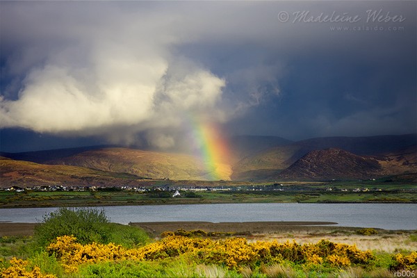 • Rainbow over Waterville, County Kerry, Ireland