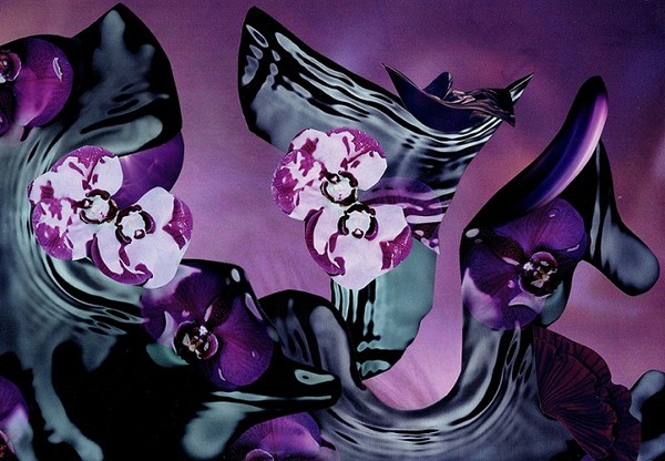Violet sea storm