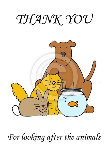 Thank you for looking after the animals.